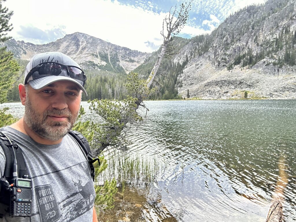 Me at Sawtooth Lake on my first stop in Montana.
